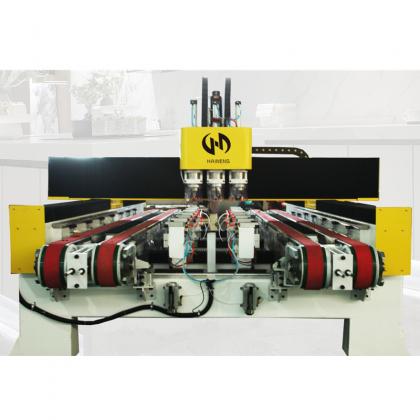 Automatic kitchen countertop sink hole cutting machine